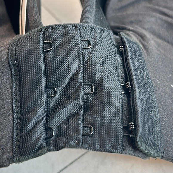 NWOT Cacique Lane Bryant Womans Push-Up Bra Black Boost Plunge UNDERWIRE 40D - Picture 5 of 8